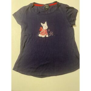 Laura Ashley Navy Blue Westie Dog Graphic Short Sleeve Knit Top Small
Super soft
